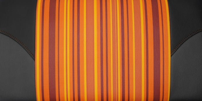 Beach orange upholstery