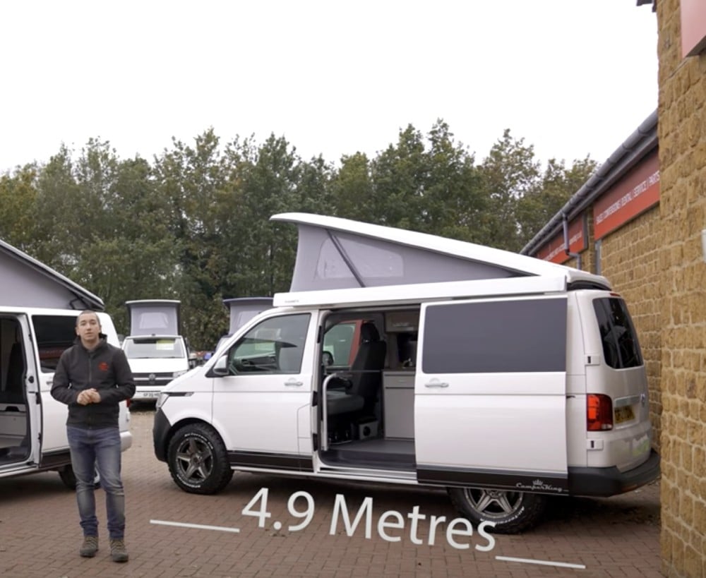 vw transporter long wheel base length